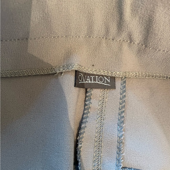 NWOT Ovation light gray equestrian knee patch breeches 34 - Picture 5 of 5